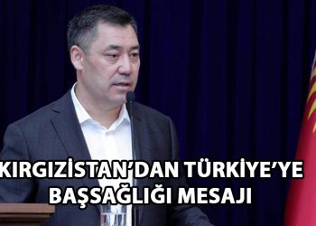Kırgızistan Başbakanı Caparov’dan İzmir’deki deprem nedeniyle Cumhurbaşkanı Erdoğan’a başsağlığı mesajı