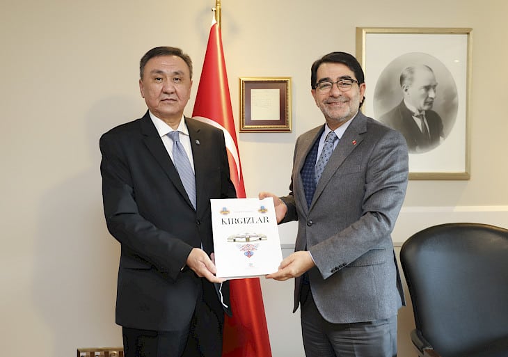 Kırgızistan’ın Türkiye Büyükelçisi TC İnsan Kaynakları Ofisi ile Görüştü