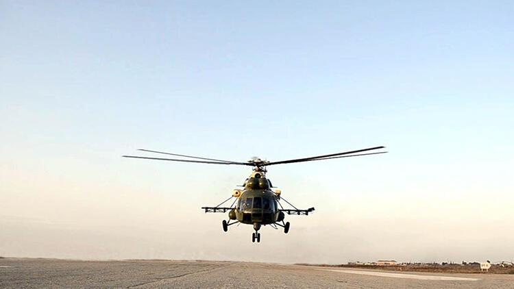 Azerbaycan Hava Kuvvetleri’nden helikopterlerle tatbikat